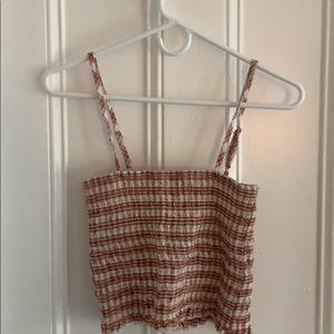 Forever 21 smocked crop top
